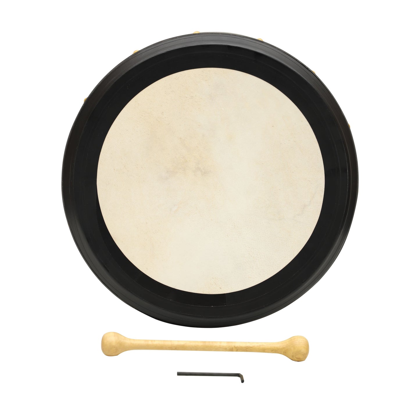 Mid-East Tunable Bodhran T-Bar 14-by-3.5-Inch, Deep-tune (Mulberry-Wood)