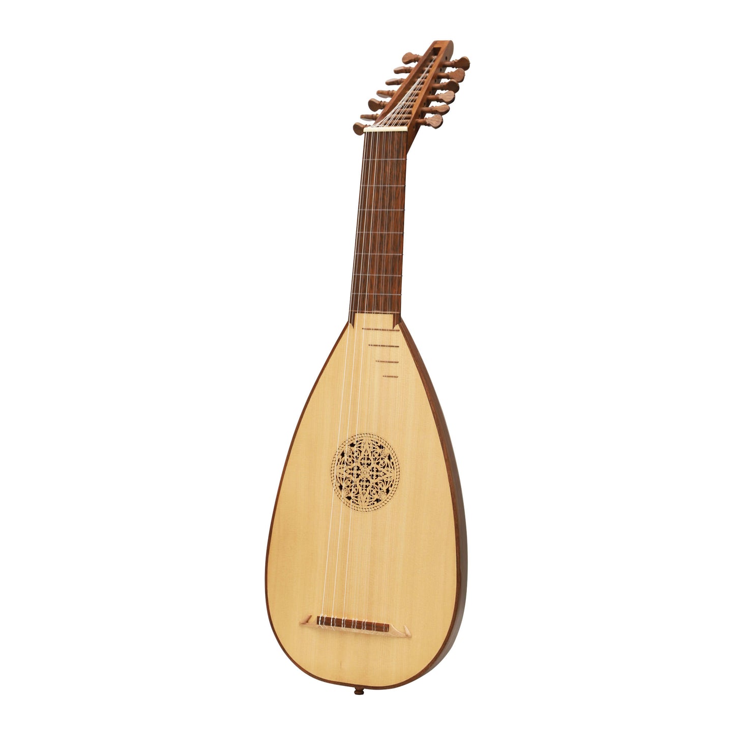 MID-EAST 7-COURSE TRAVEL LUTE (ROSE-WOOD)