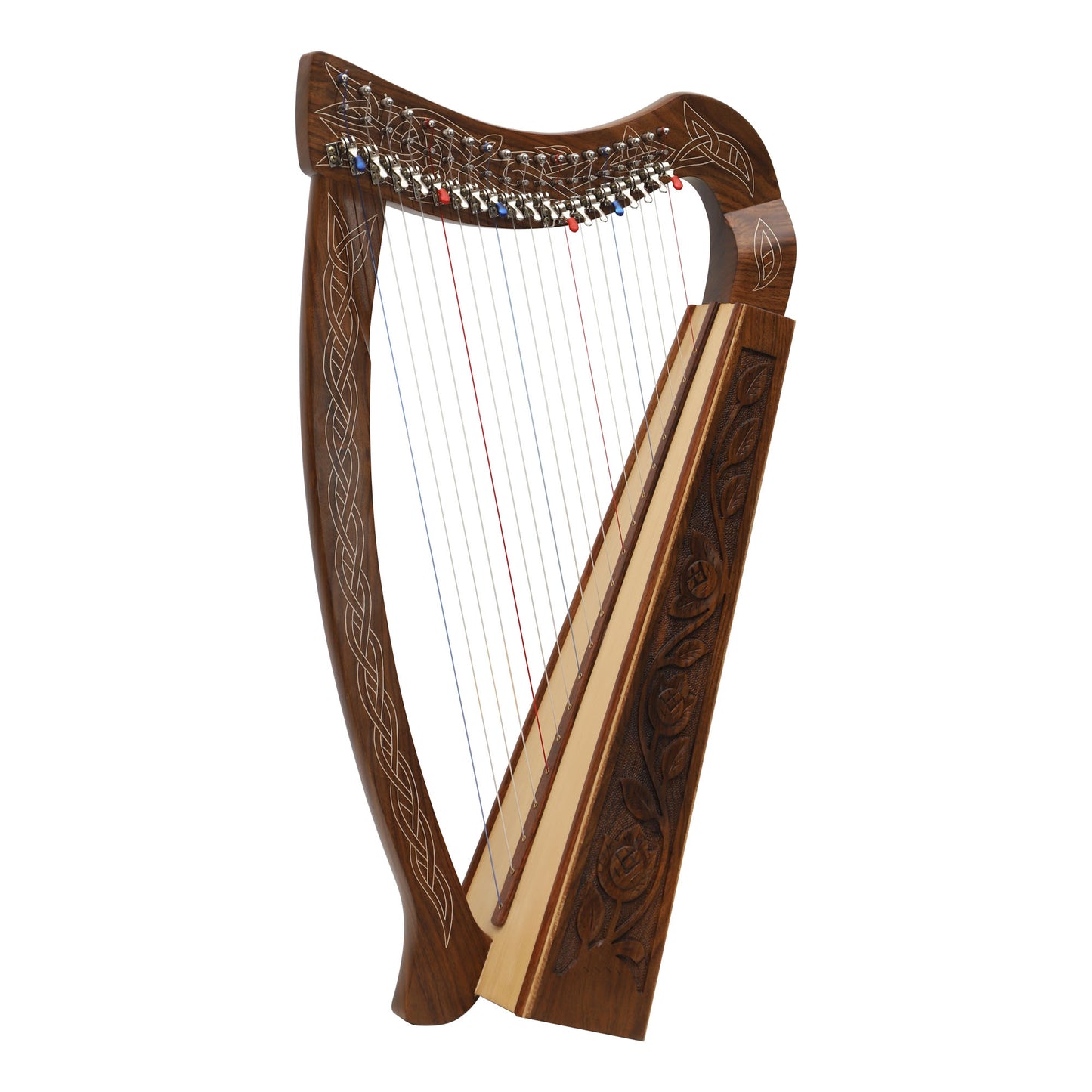 MID-EAST 19-STRINGS PIXIE HARP (ROSE-WOOD)