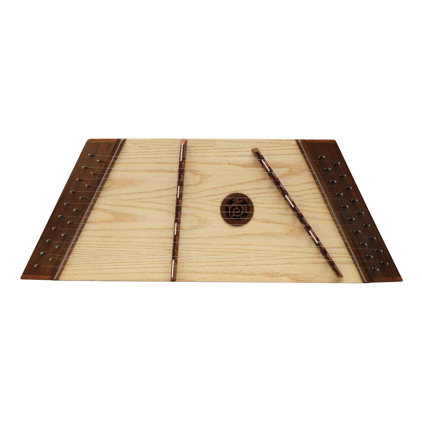 MID-EAST SINGLE STRUNG 10/9 HAMMERED DULCIMER WITH HAMMERS (ROSE-WOOD)