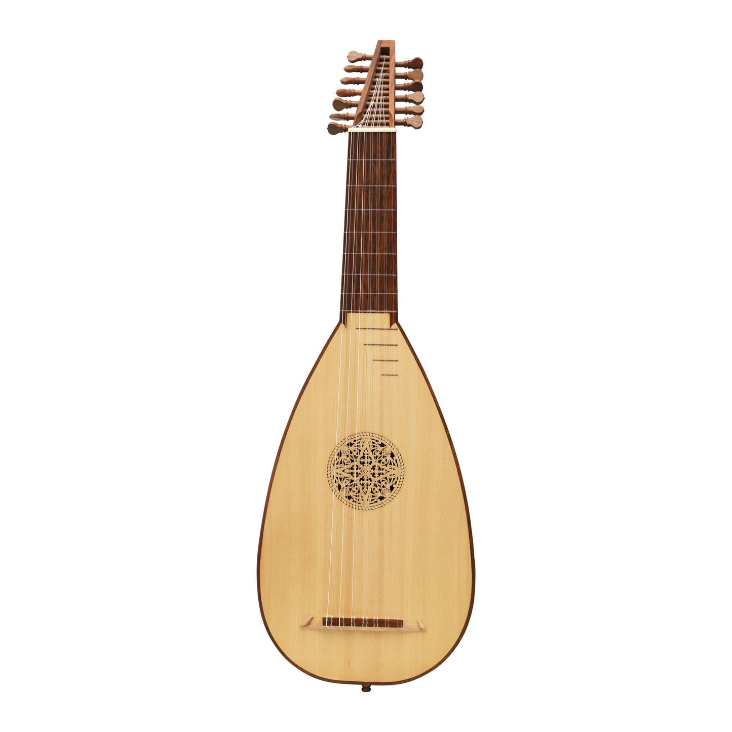 MID-EAST 7-COURSE TRAVEL LUTE (ROSE-WOOD)