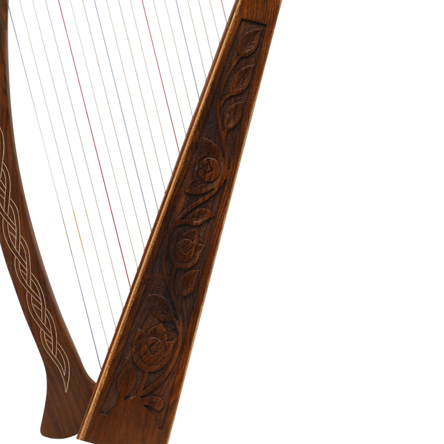 MID-EAST 19-STRINGS PIXIE HARP (ROSE-WOOD)