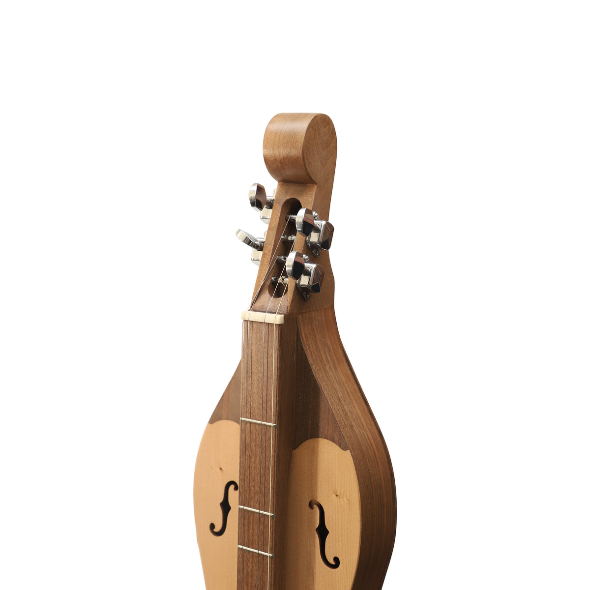 Mid-East 4-Strings Mountain Dulcimer F-Holes (Walnut-Wood)
