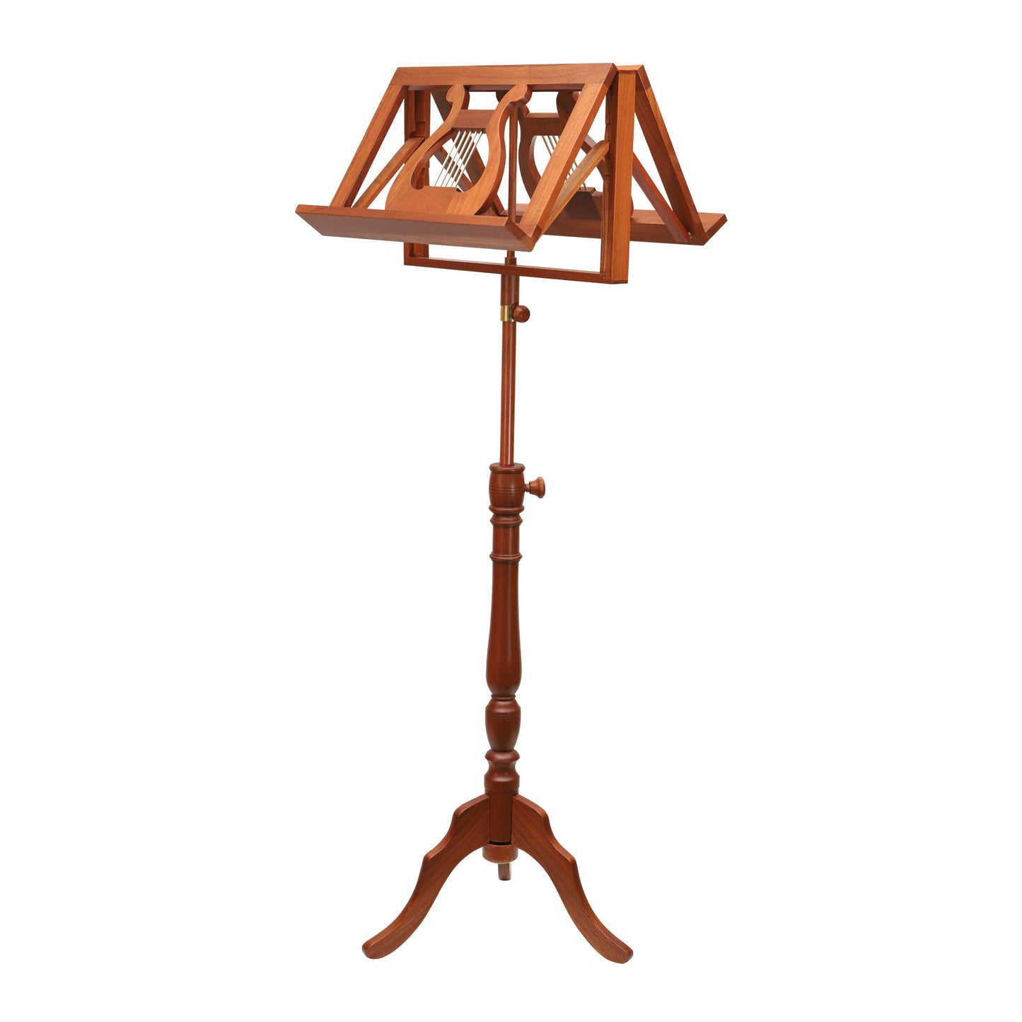 MID-EAST DOUBLE TRAY REGENCY MUSIC STAND (ROSE-WOOD)