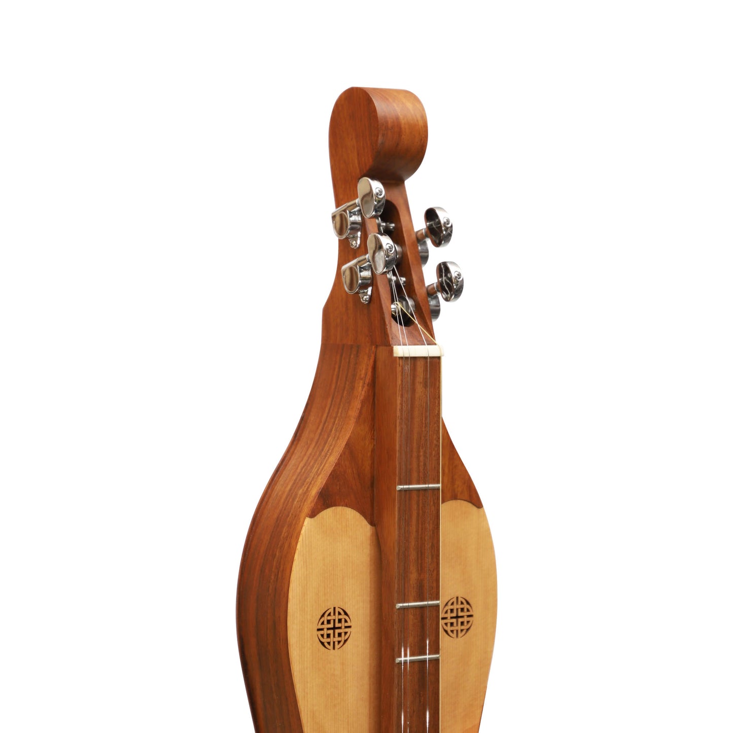 MID-EAST 4-STRINGS MOUNTAIN DULCIMER KNOTWORK (ROSE-WOOD)
