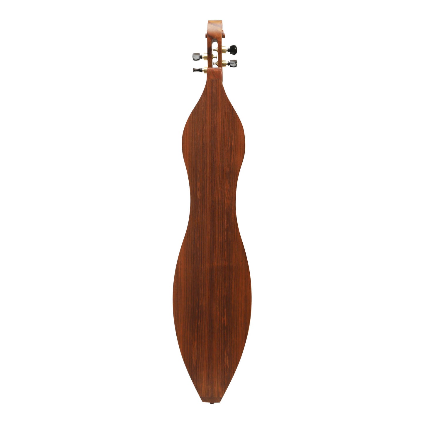 MID-EAST 4-STRINGS MOUNTAIN DULCIMER SCROLL F-HOLES (ROSE-WOOD)
