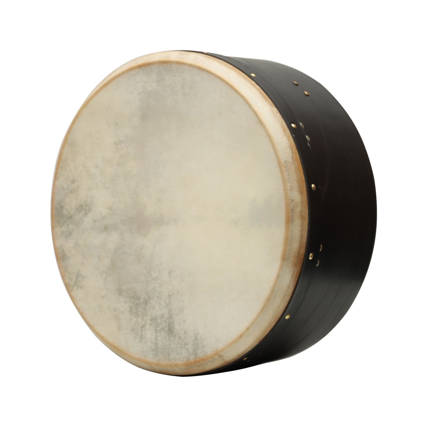 Mid-East TUNABLE BODHRAN SINGLE-BAR 16 x 7 (MULBERRY WOOD) BLACK FINISH