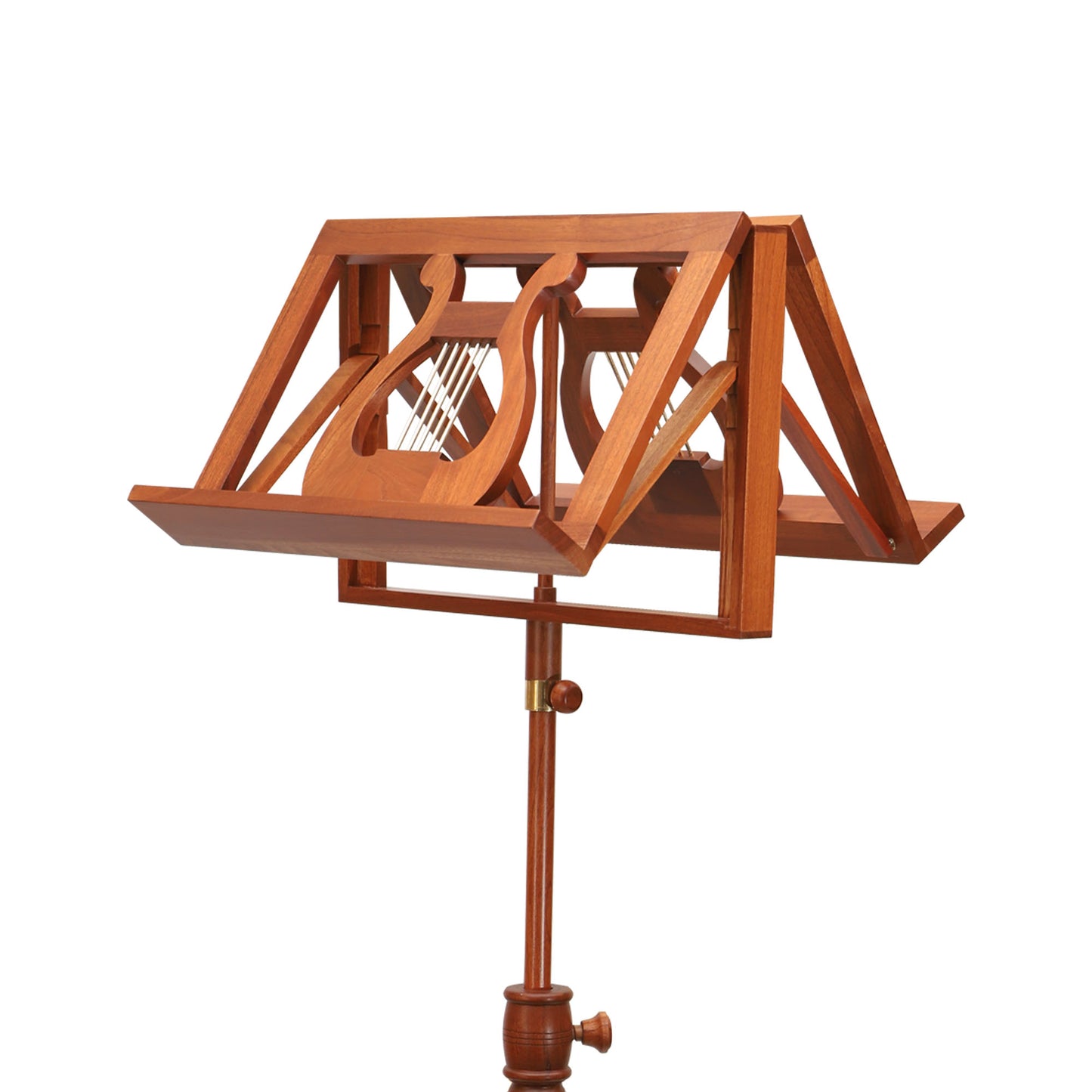 MID-EAST DOUBLE TRAY REGENCY MUSIC STAND (ROSE-WOOD)