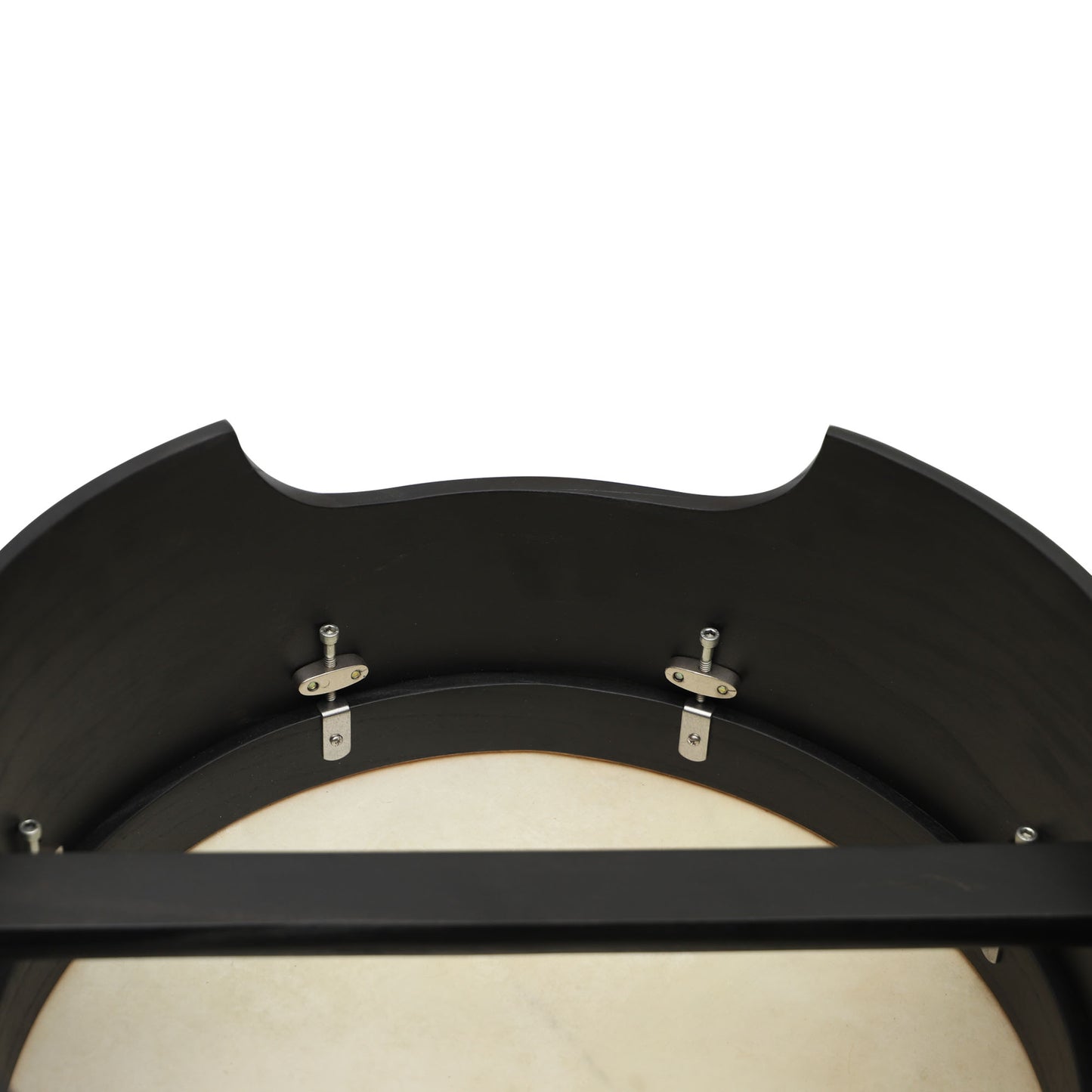Mid-East TUNABLE BODHRAN SINGLE-BAR 16 x 7 (MULBERRY WOOD) BLACK FINISH