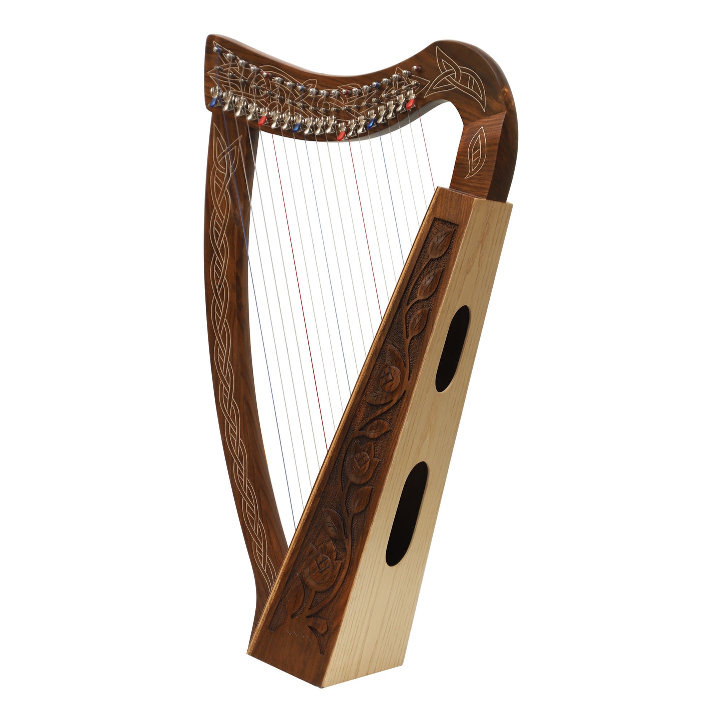 MID-EAST 19-STRINGS PIXIE HARP (ROSE-WOOD)