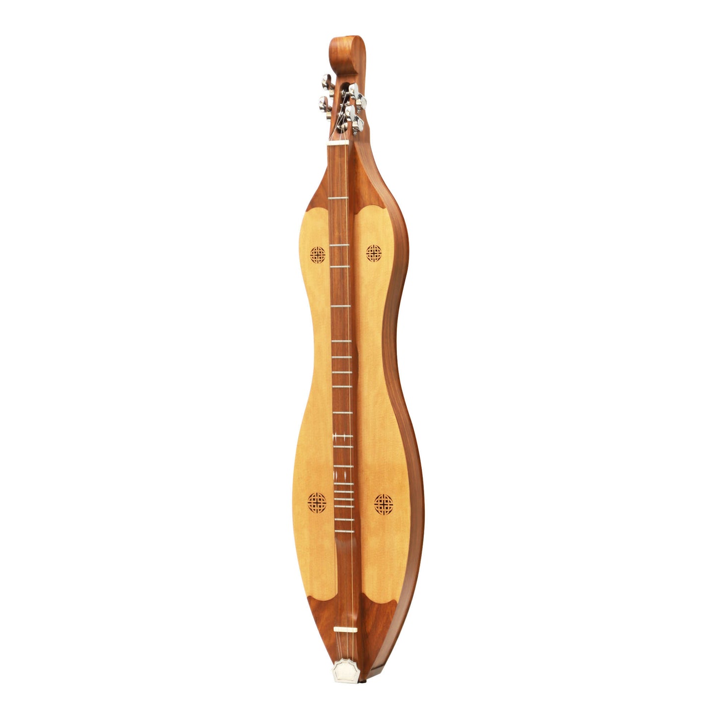 MID-EAST 4-STRINGS MOUNTAIN DULCIMER KNOTWORK (ROSE-WOOD)