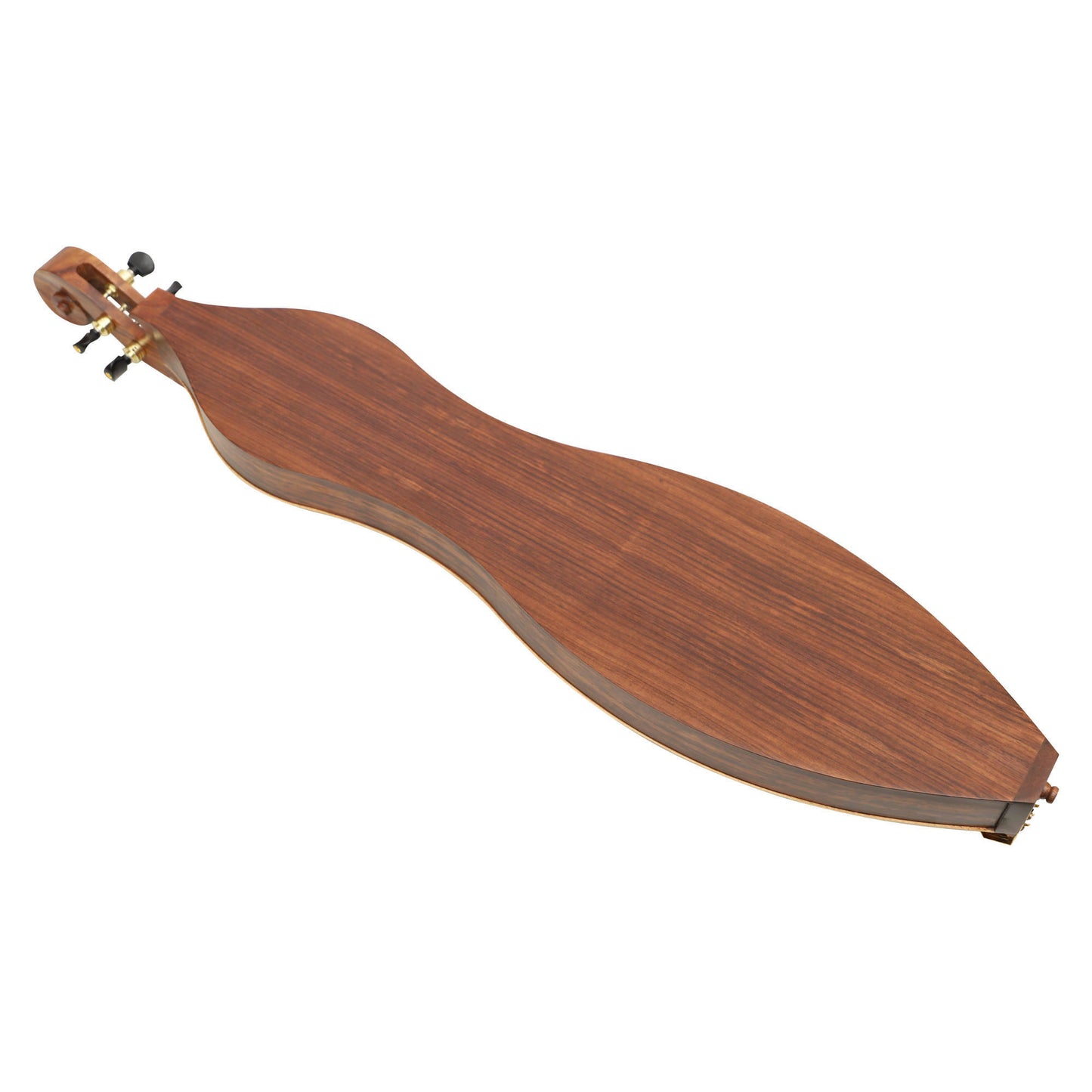MID-EAST 4-STRINGS MOUNTAIN DULCIMER SCROLL F-HOLES (ROSE-WOOD)