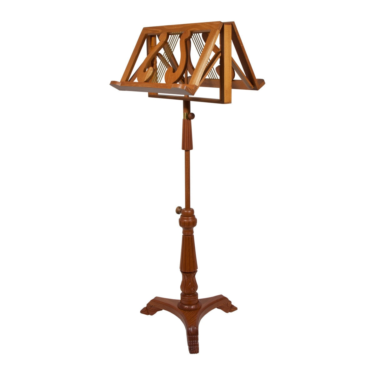 MID-EAST DOUBLE TRAY KING ALBERT MUSIC STAND (RED-CEDAR)