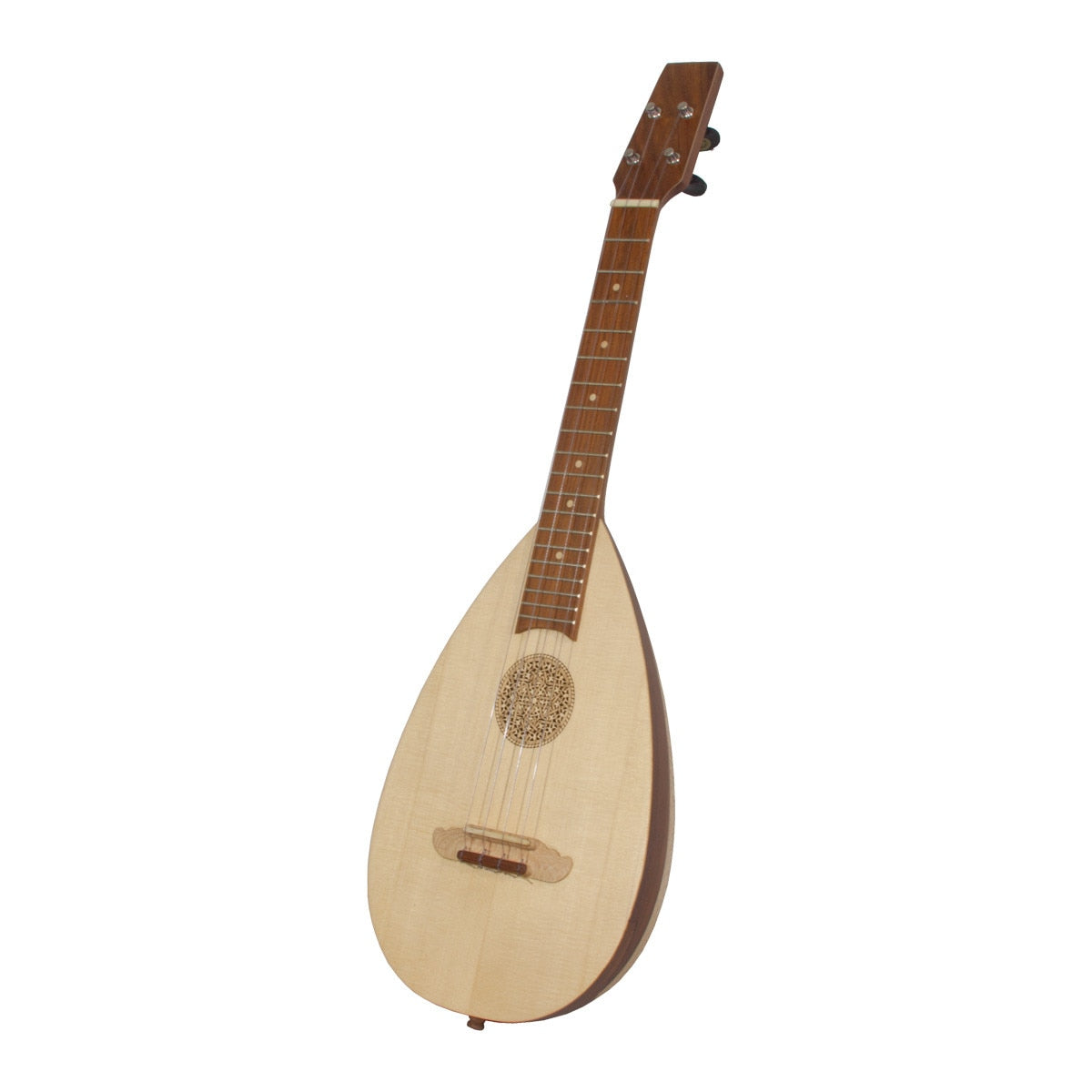 Mid-East Tenor Ukulele Variegated With Tuners (Rosewood & Lacewood)