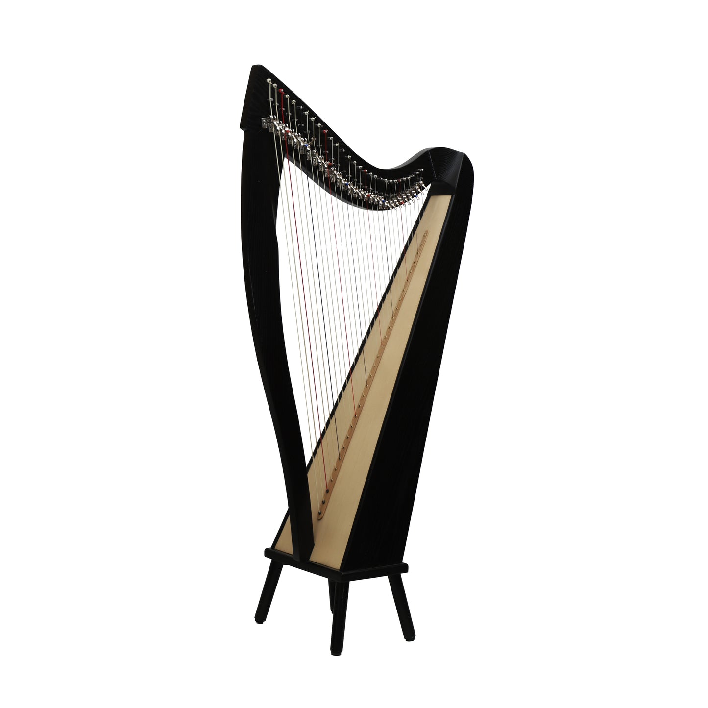 Mid-East 29 String Harp Black -(Ashwood)