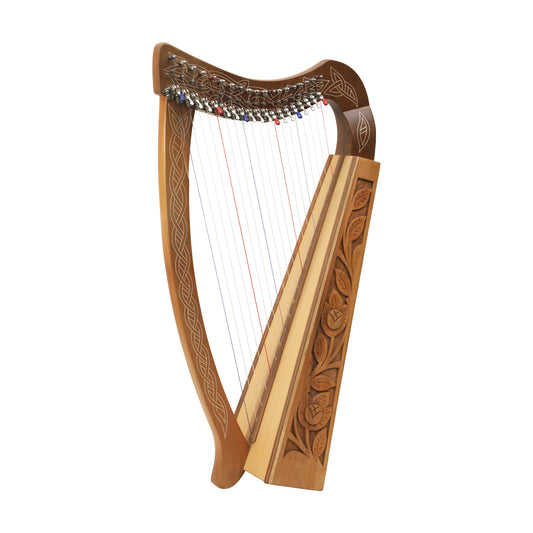Mid-East 19-Strings Pixie Harp (Rose-Wood)