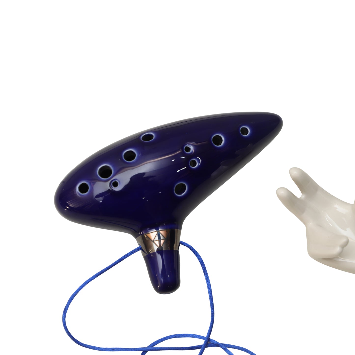 Mid-East Ceramic Ocarina Blue