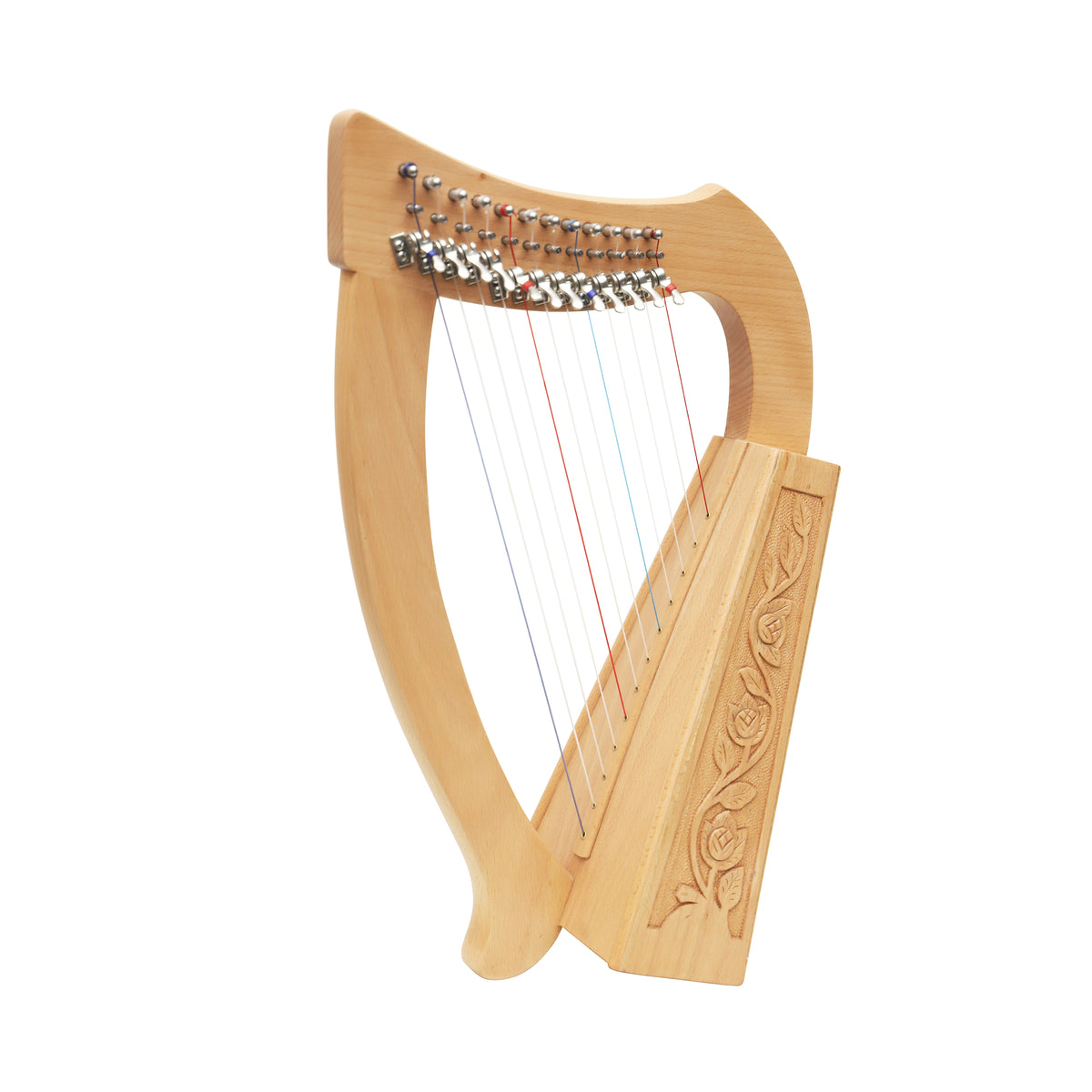 Mid-East 12-Strings Harp (Ash-wood)