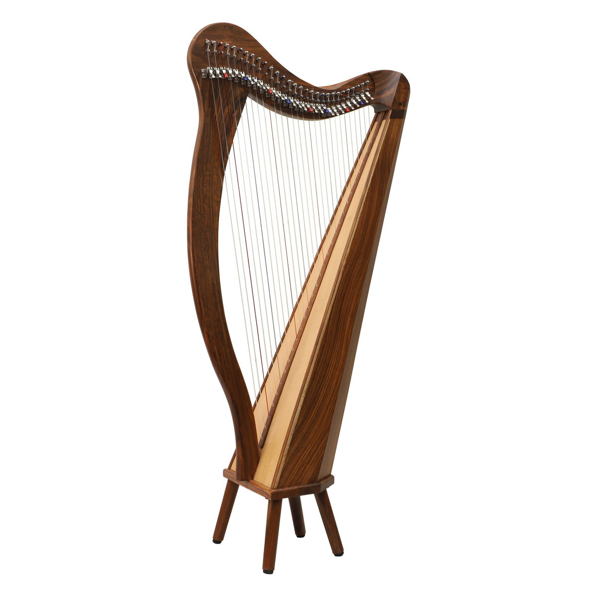 Mid-East 29 String Prototype Harp -(Rose-wood)