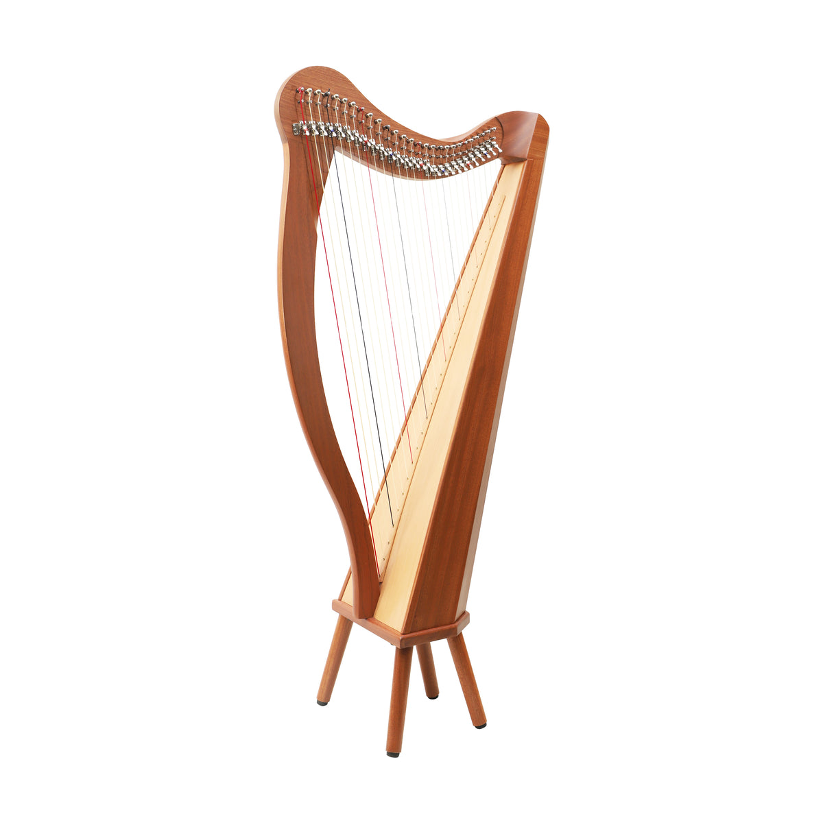 Mid-East 27 String Prototype Harp-(Mahogany)