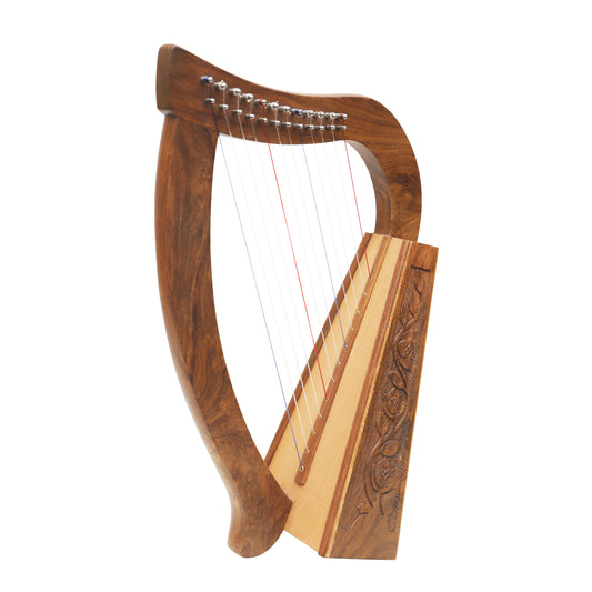 Mid-East 12-Strings Harp (Rose-wood)