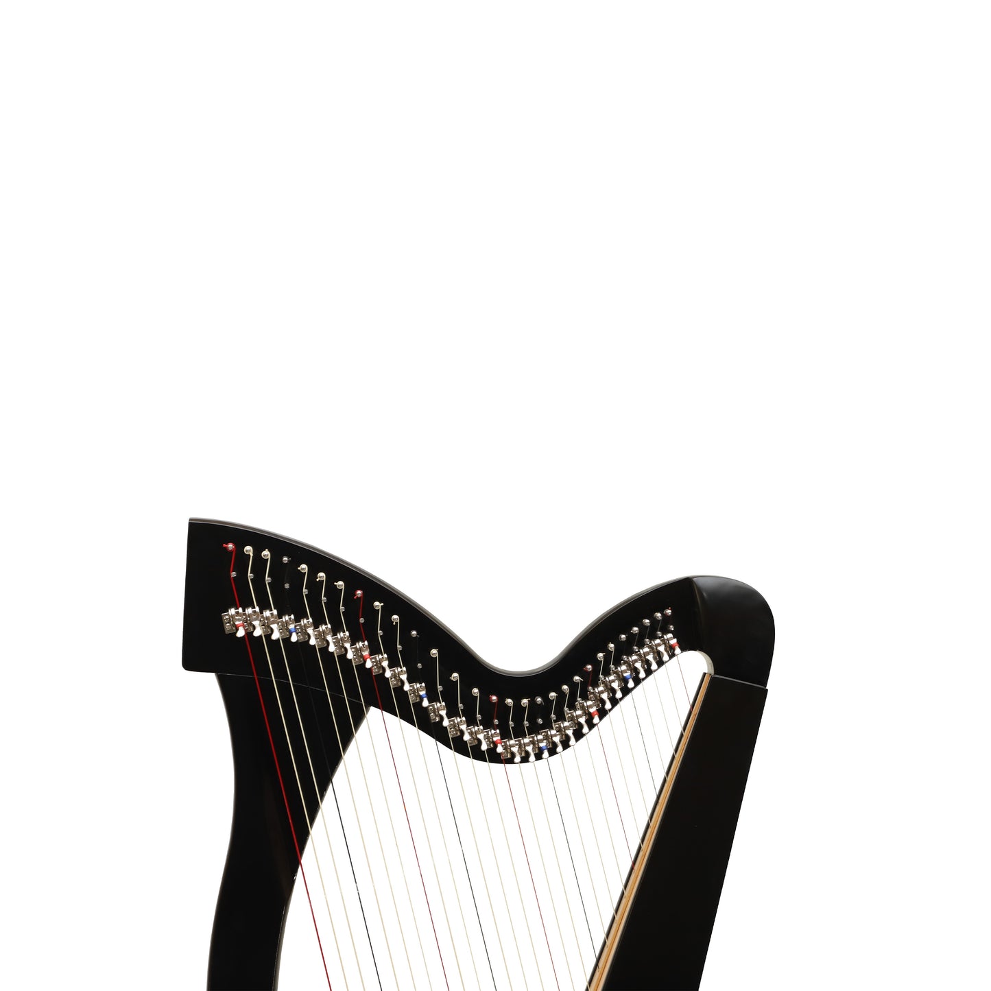 Mid-East 29 String Harp Black-(Ashwood)