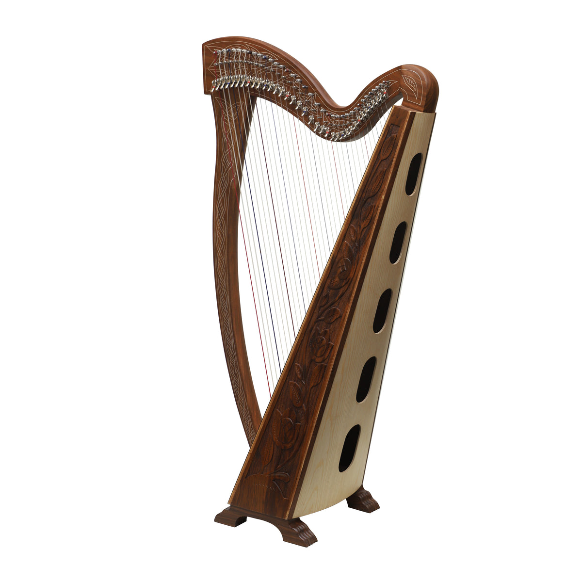 Mid-East 36-Strings Meghan Harp (Rose-Wood)