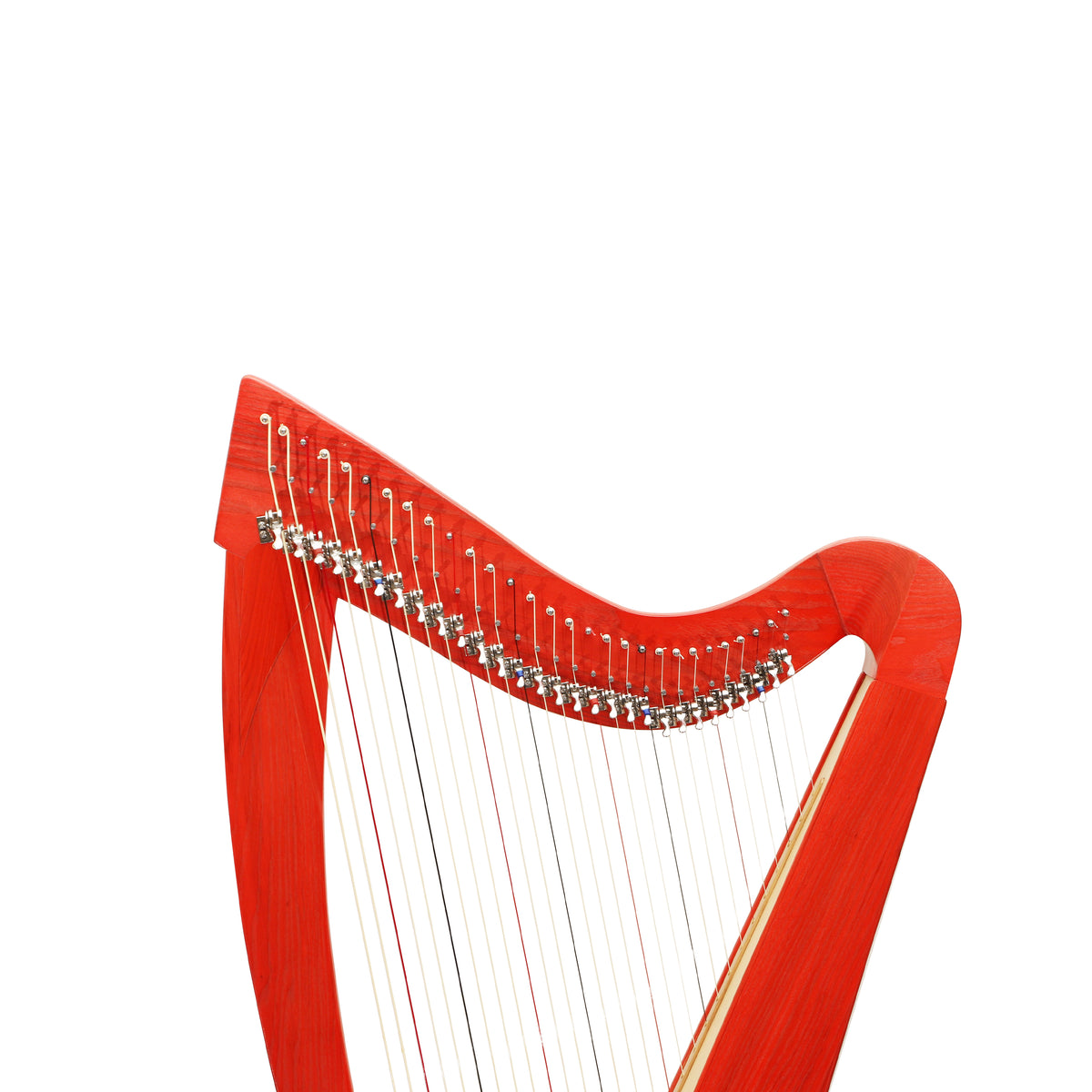Mid-East 29 String Harp Red -(Ashwood)