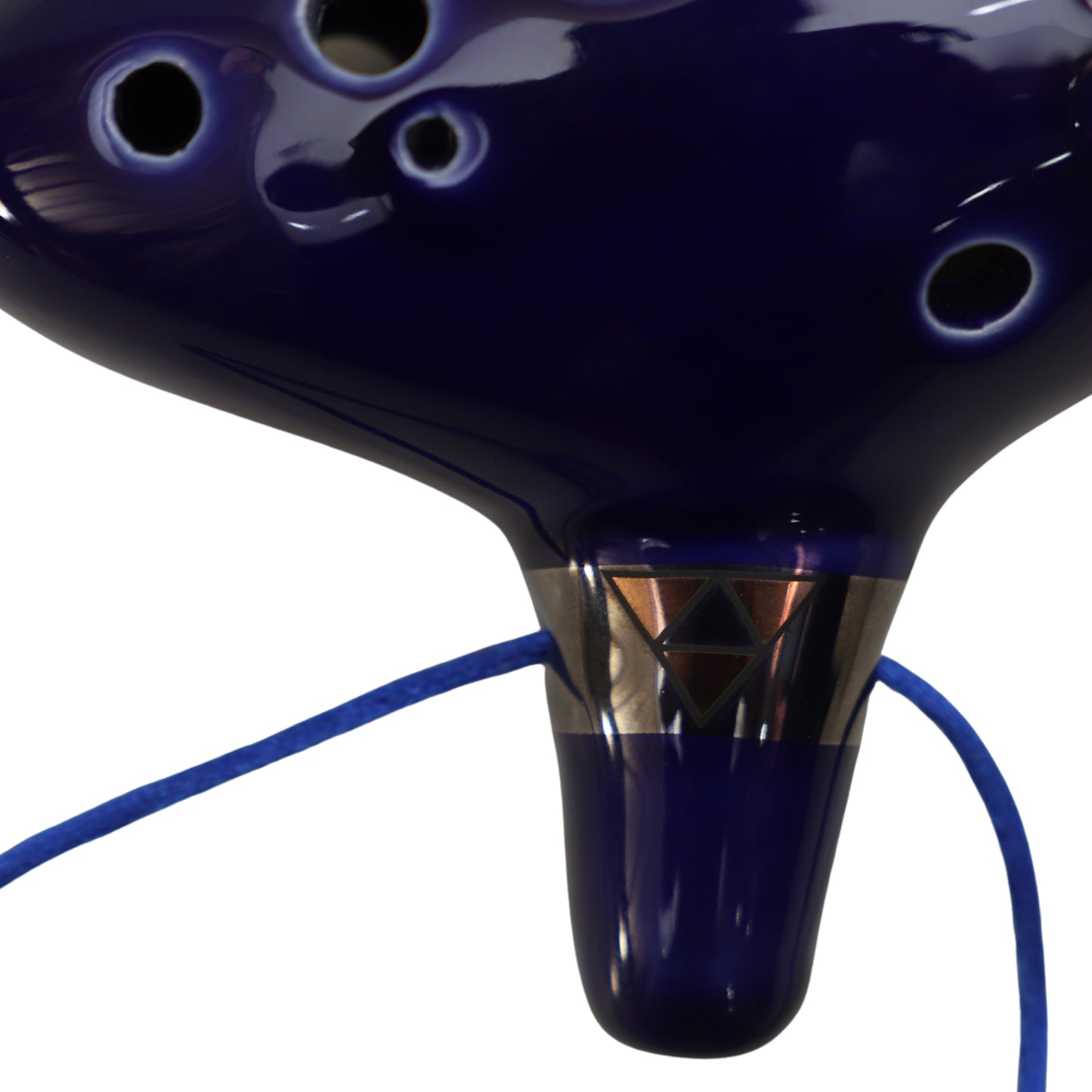 Mid-East Ceramic Ocarina Blue
