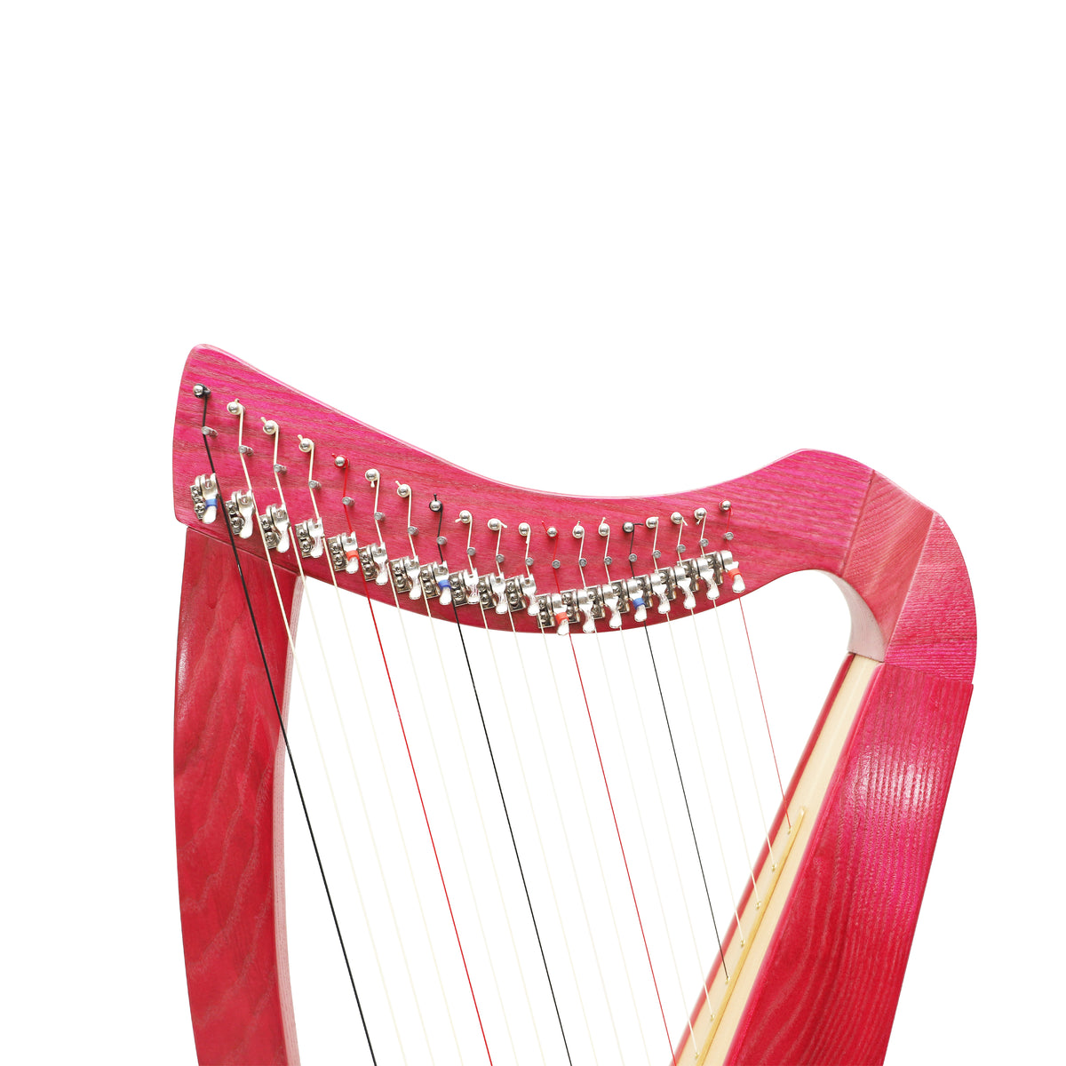 Mid-East 19 String Harp Pink-(Ashwood)