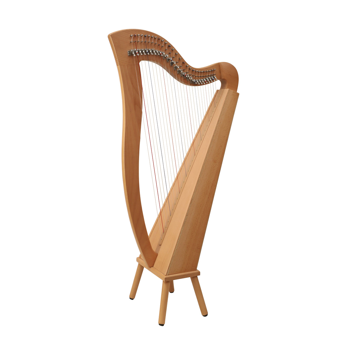 Mid-East 27 Strings Harp (Beechwood)