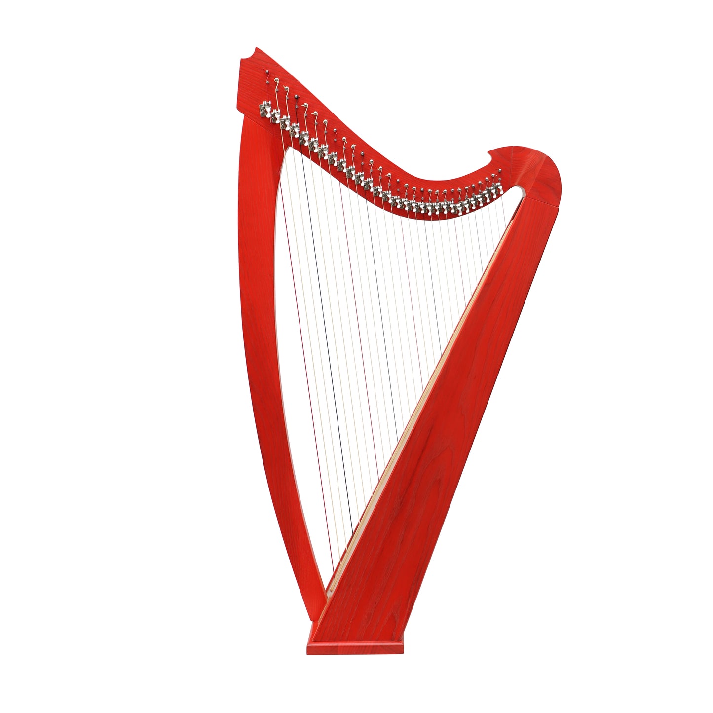 Mid-East 29 String Harp Red -(Ashwood)