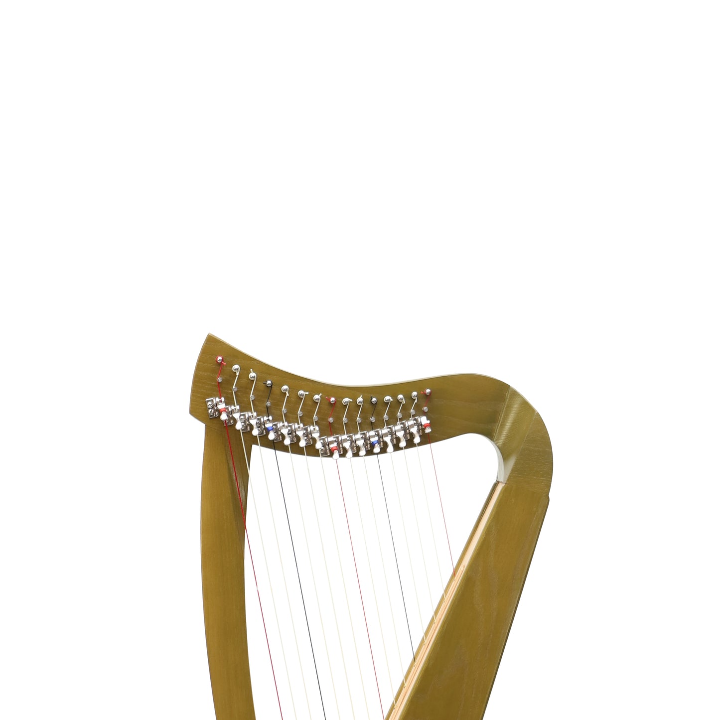Mid-East 15 String Harp Green-(Ashwood)