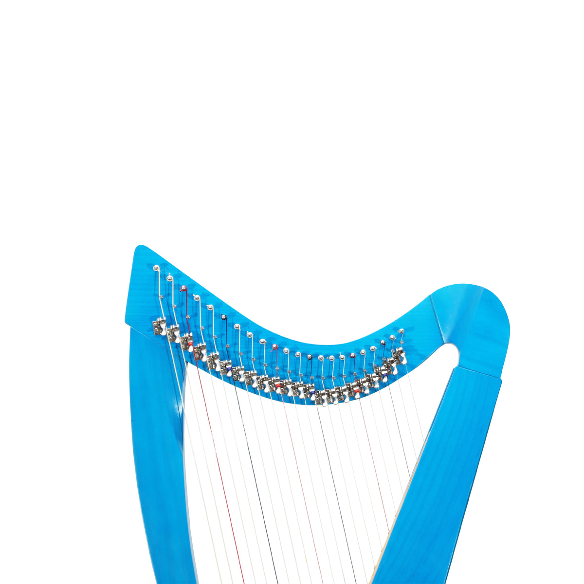 Mid-East 22 String Harp Blue-(Ashwood)