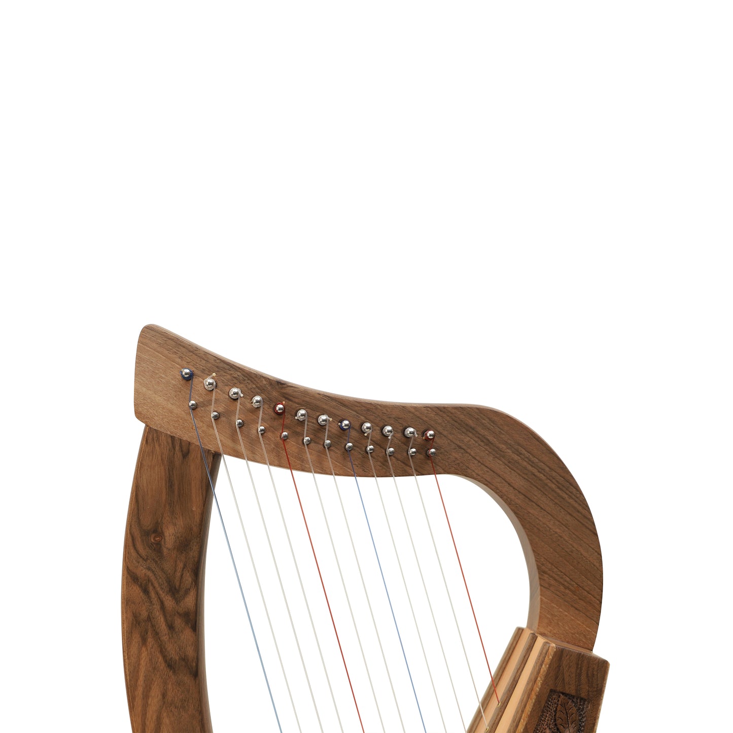 Mid-East 12-Strings Harp (Walnut-Wood)