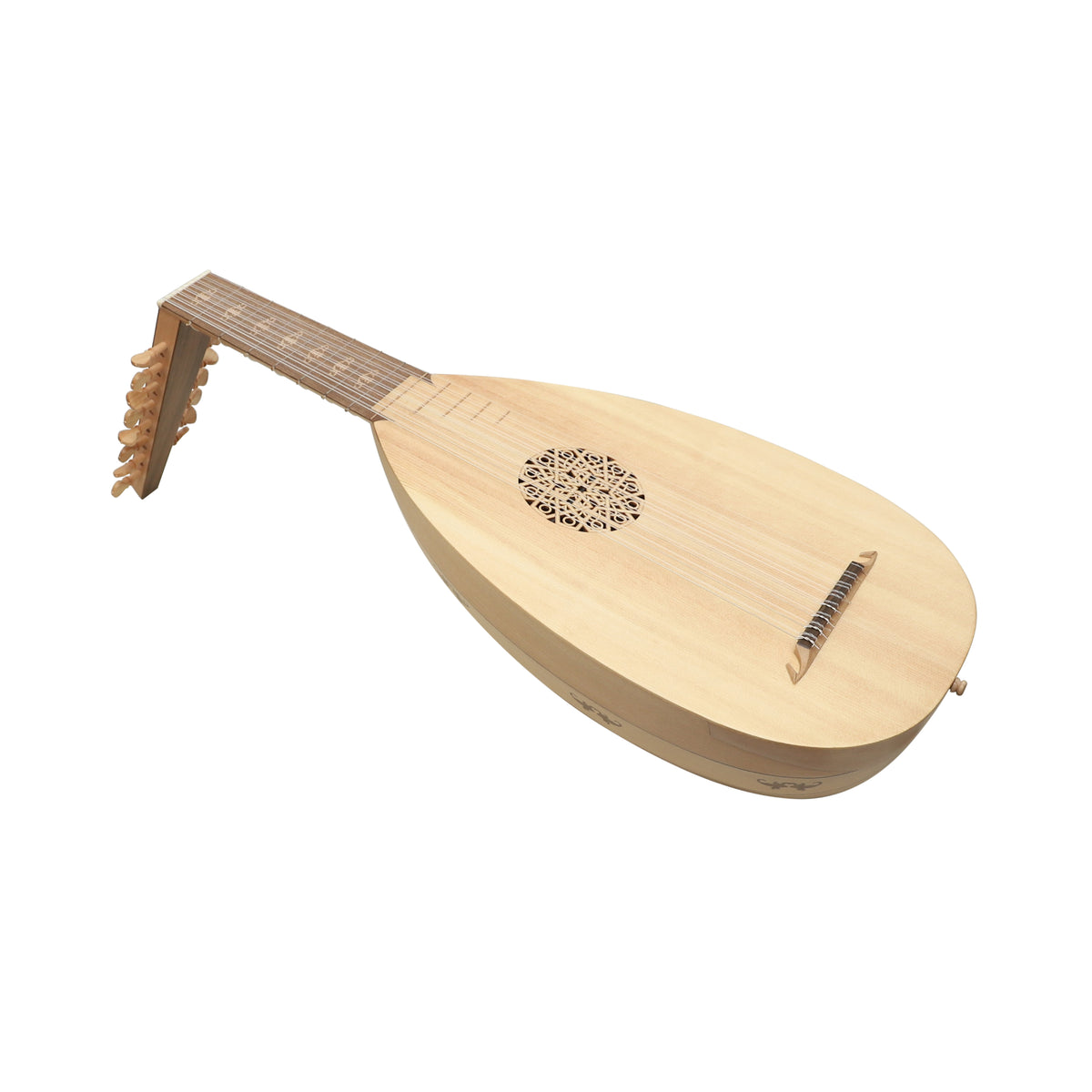 Mid-East 8-Course Lute With In-Lay Design (Lace-Wood)