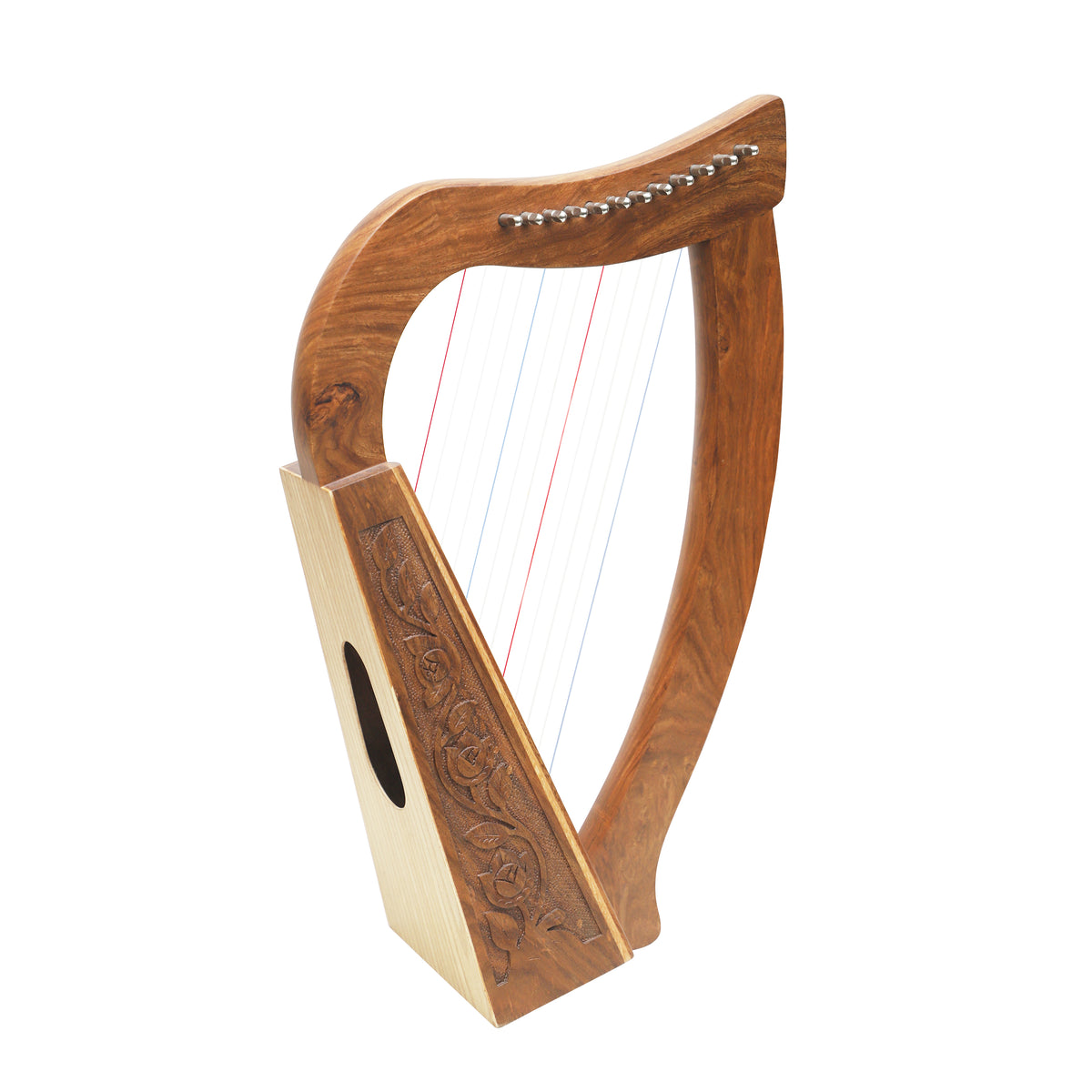 Mid-East 12-Strings Harp (Rose-wood)
