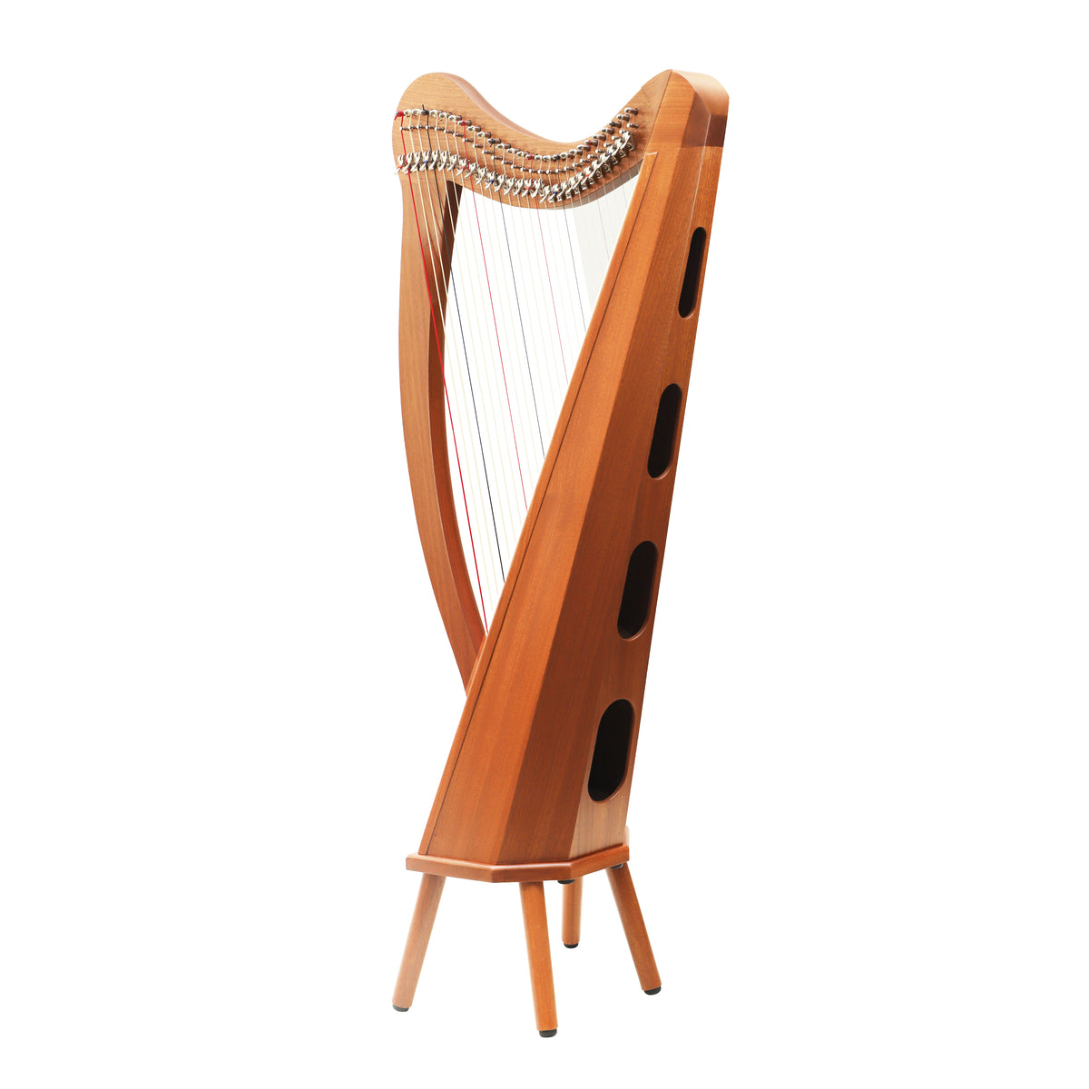 Mid-East 27 String Prototype Harp-(Mahogany)