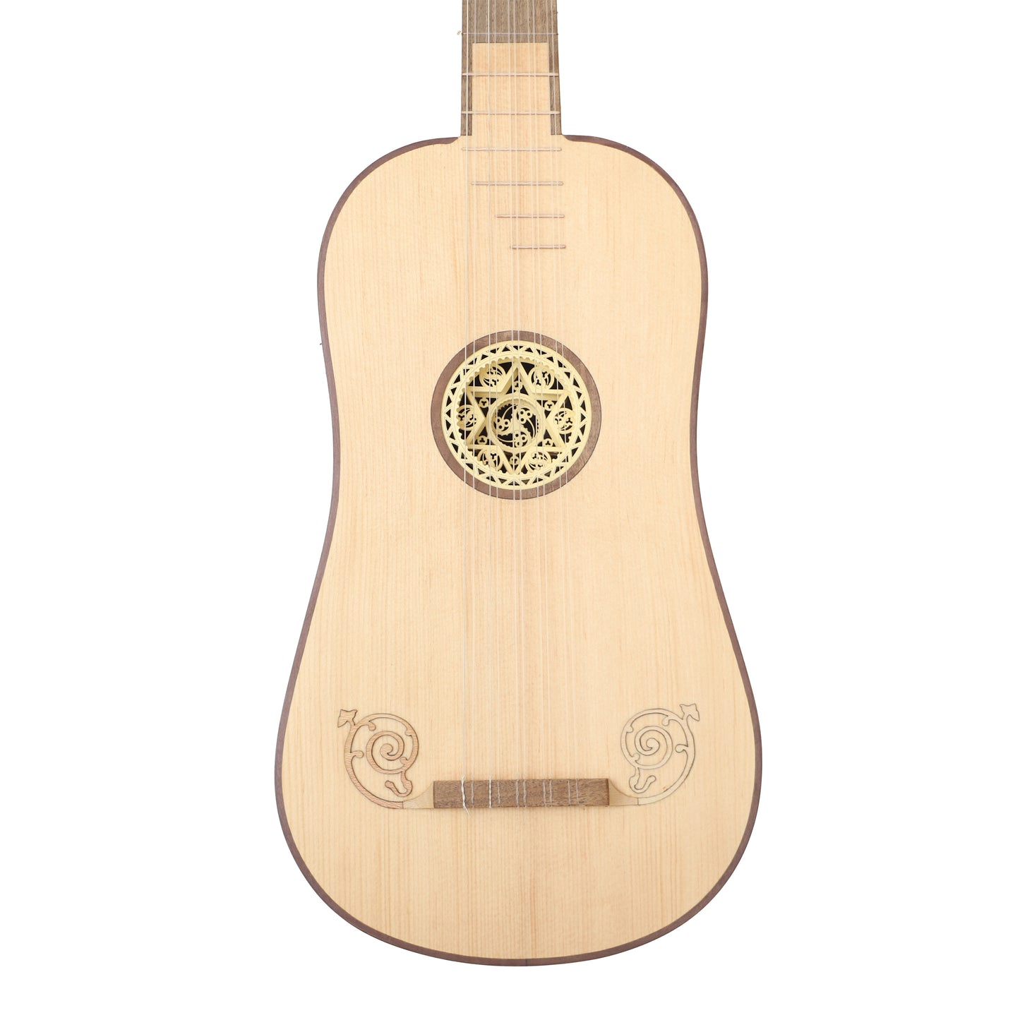 Mid-East 5-Course Baroque Guitar (Lace-Wood)