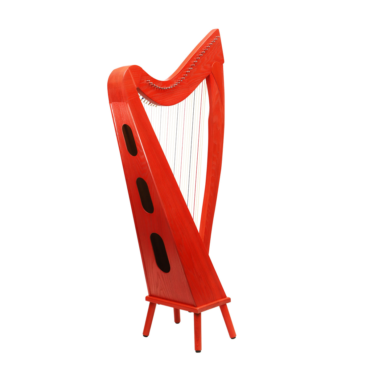 Mid-East 29 String Harp Red -(Ashwood)