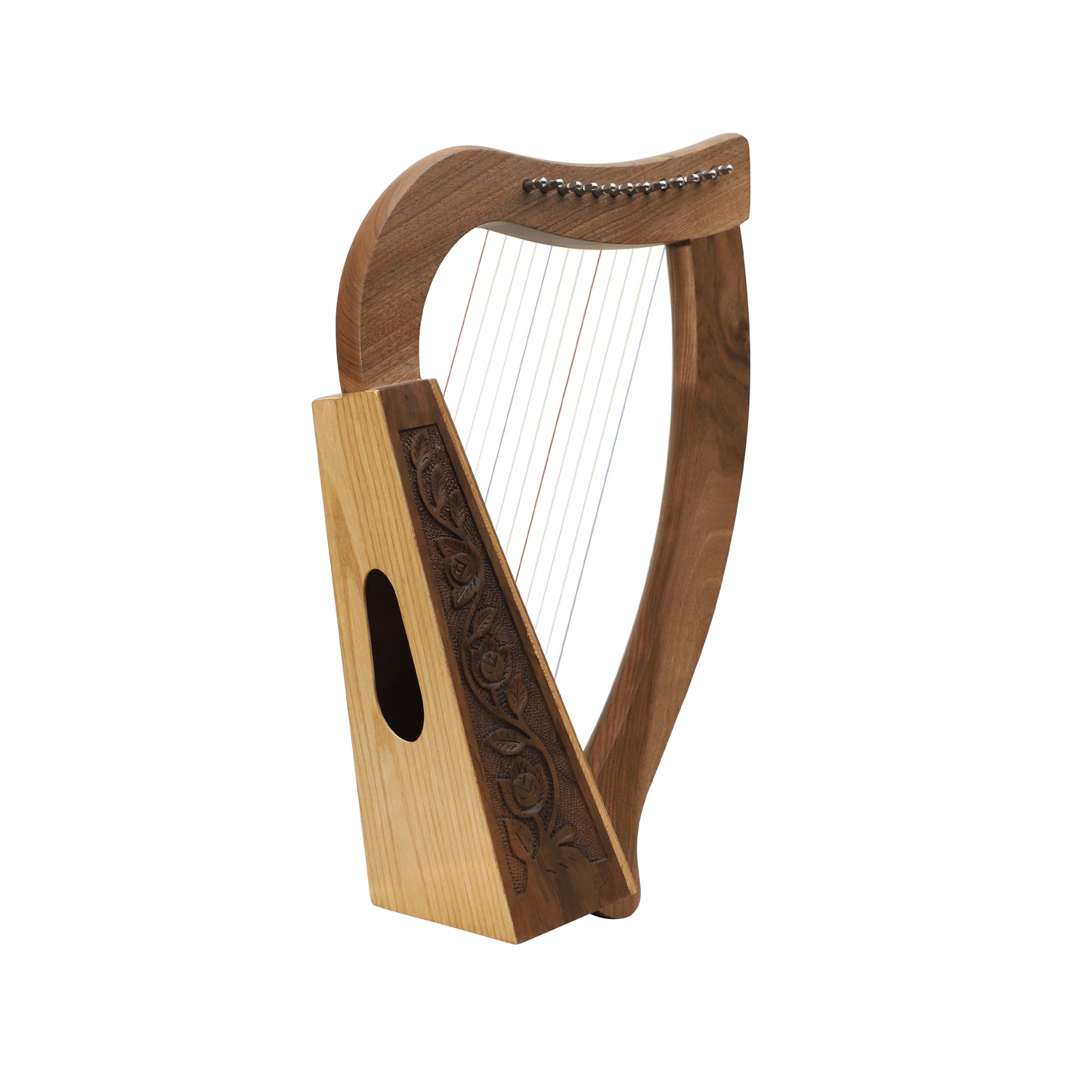 Mid-East 12-Strings Harp (Walnut-Wood)