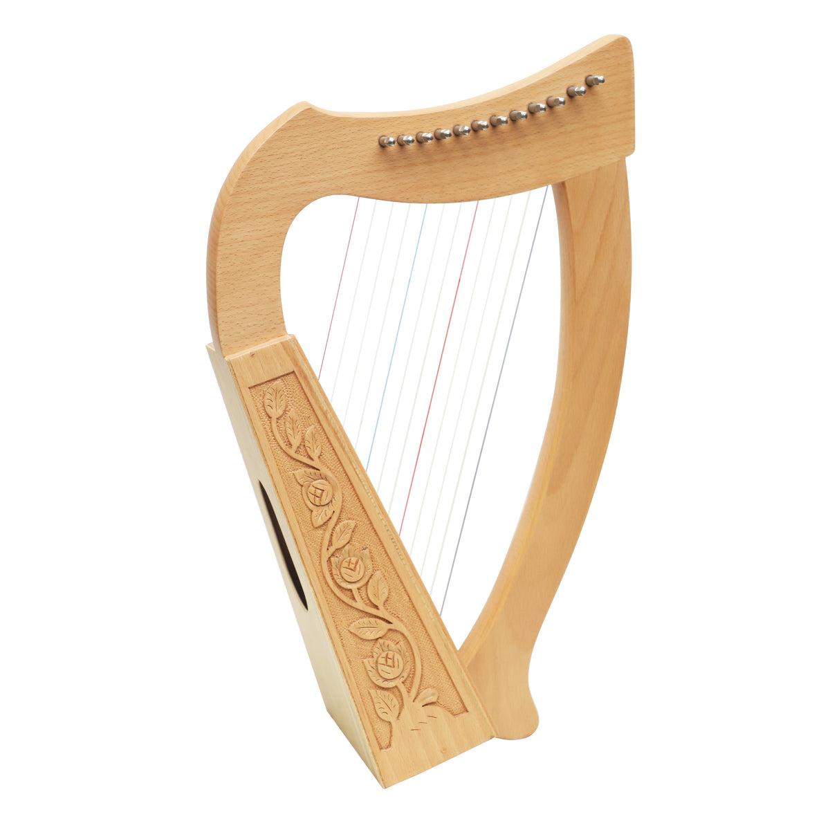 Mid-East 12-Strings Harp (Ash-wood)