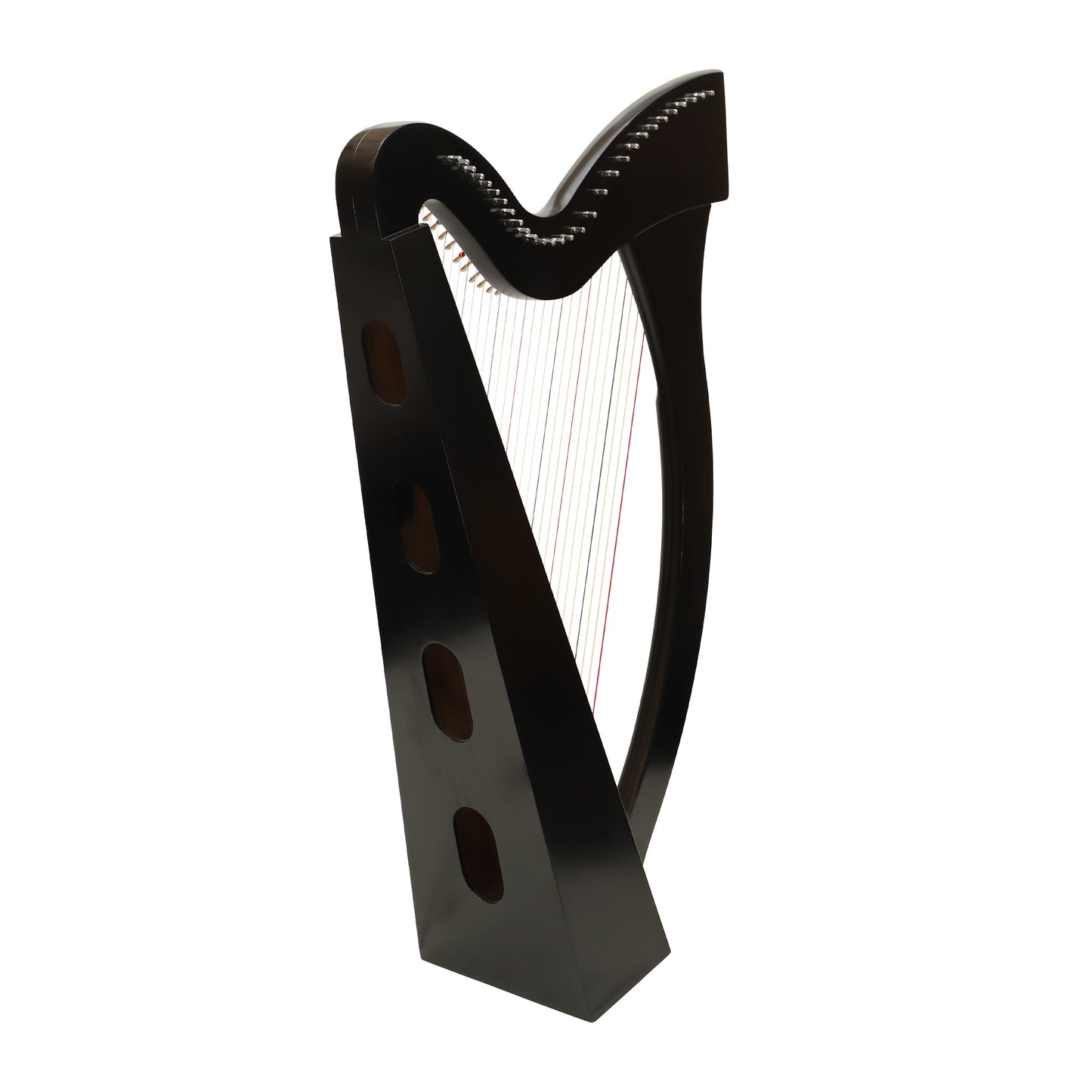 Mid-East 29 String Harp Black-(Ashwood)
