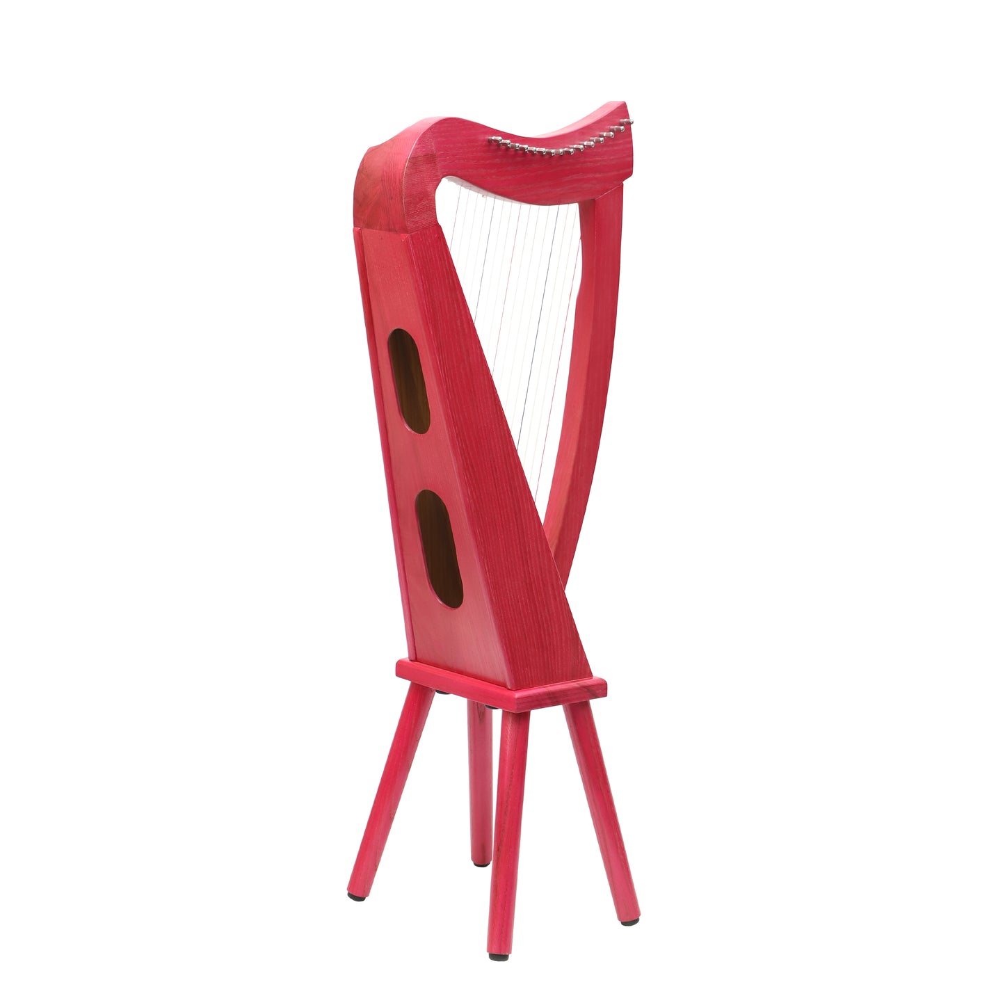 Mid-East 15 String Harp Pink-(Ashwood)
