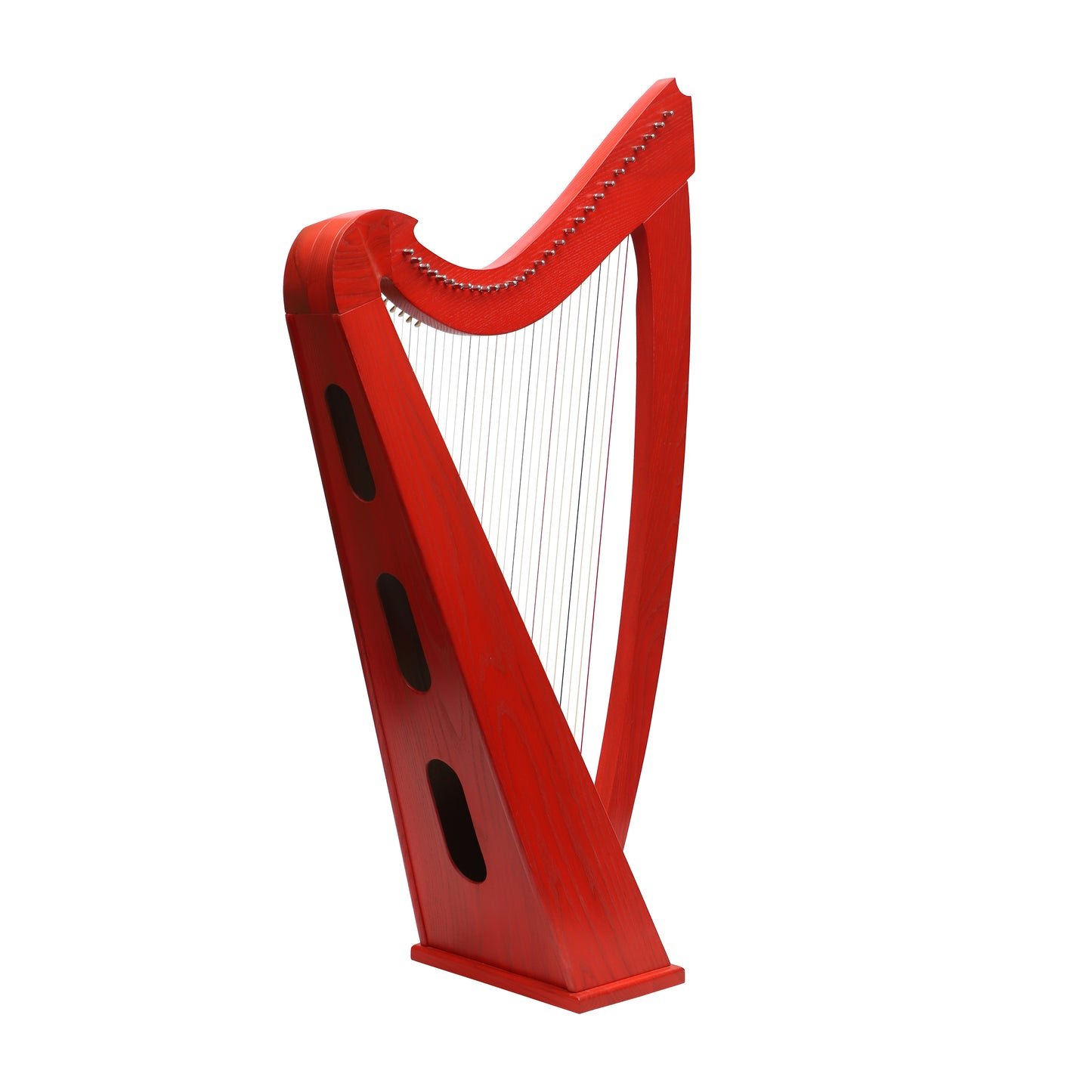 Mid-East 29 String Harp Red -(Ashwood)