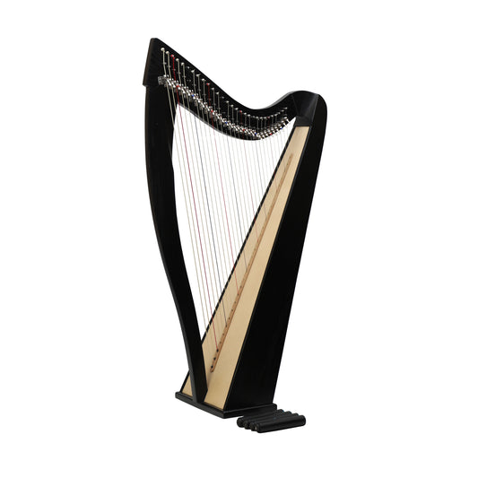 Mid-East 29 String Harp Black -(Ashwood)