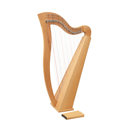 Mid-East 27 Strings Harp (Beechwood)