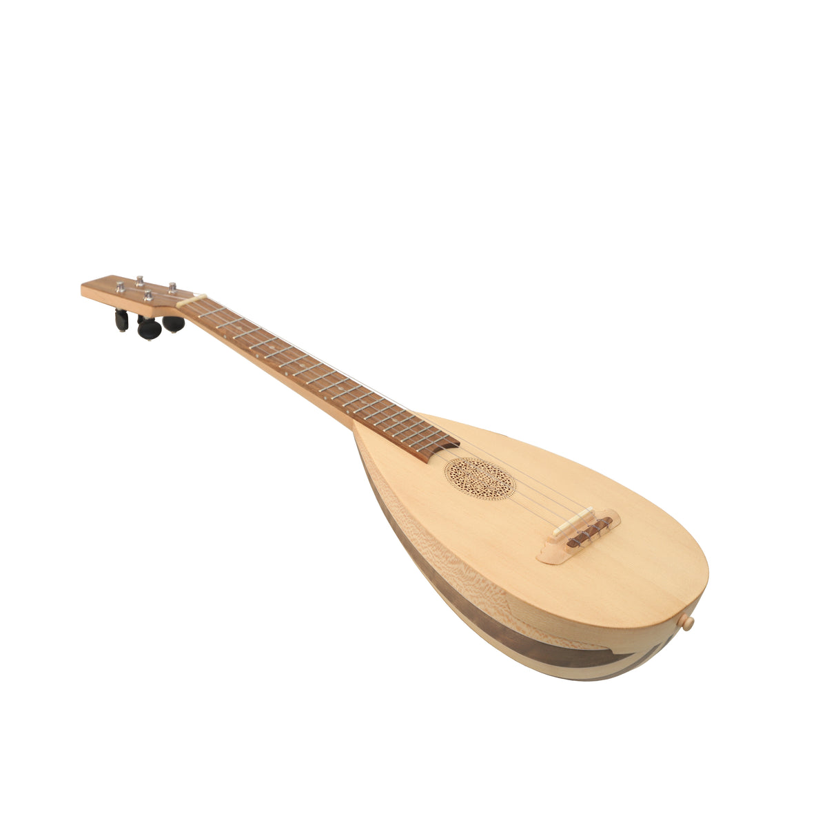 Mid-East Tenor Ukulele Variegated With Tuners (Walnut & Lacewood)