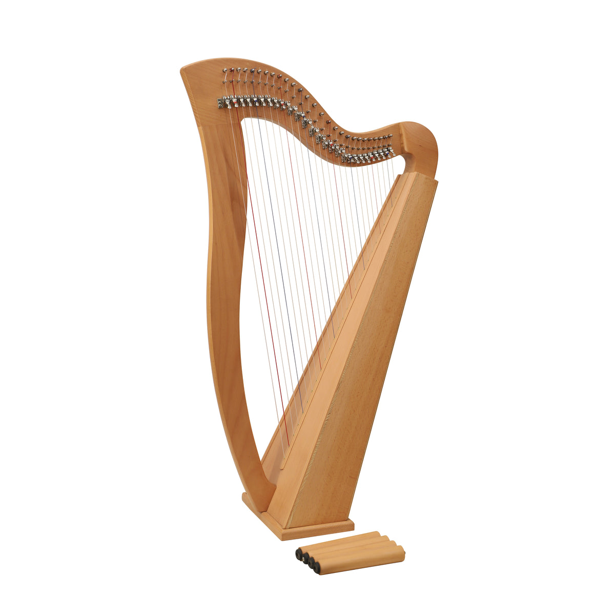 Mid-East 27 Strings Harp (Beechwood)