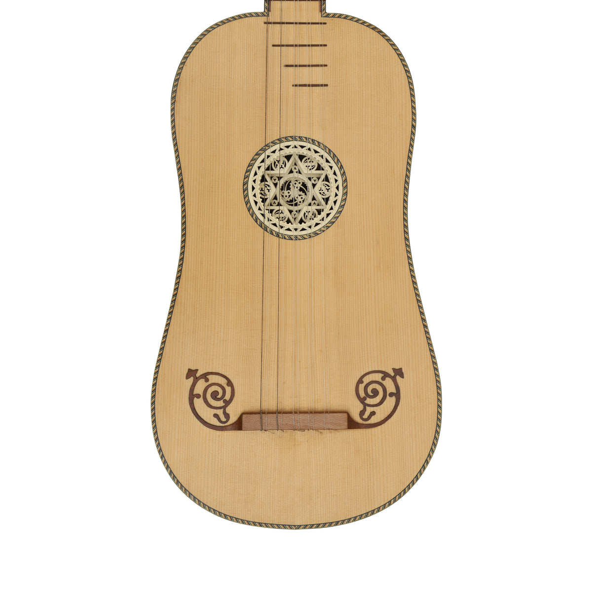 Mid-East 5-Course Baroque Guitar (Rosewood-Lacewood)